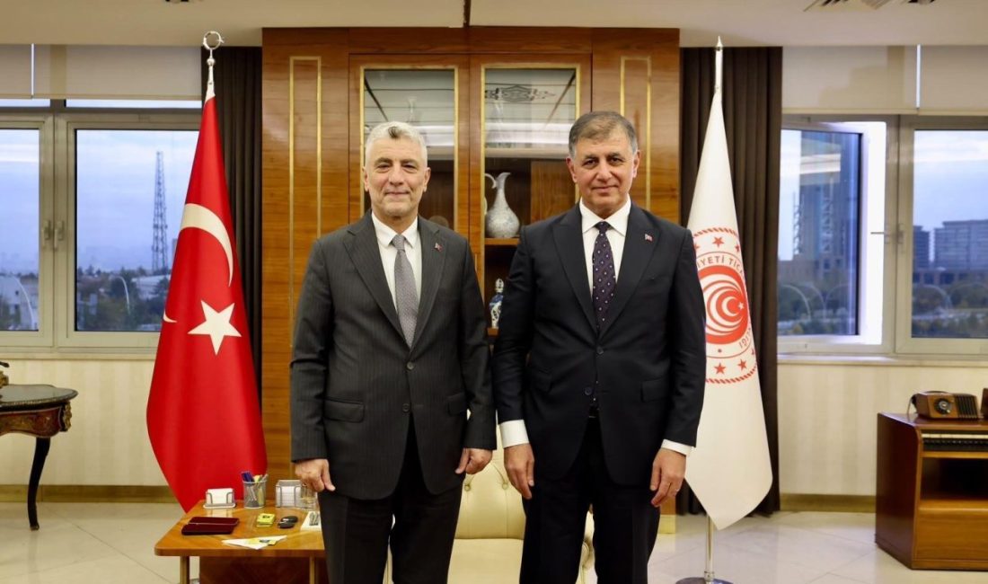 Başkan Tugay’dan Ticaret Bakanı Bolat’a ziyaret Bakan Bolat’tan yakın işbirliği ve güçlü koordinasyon mesajı