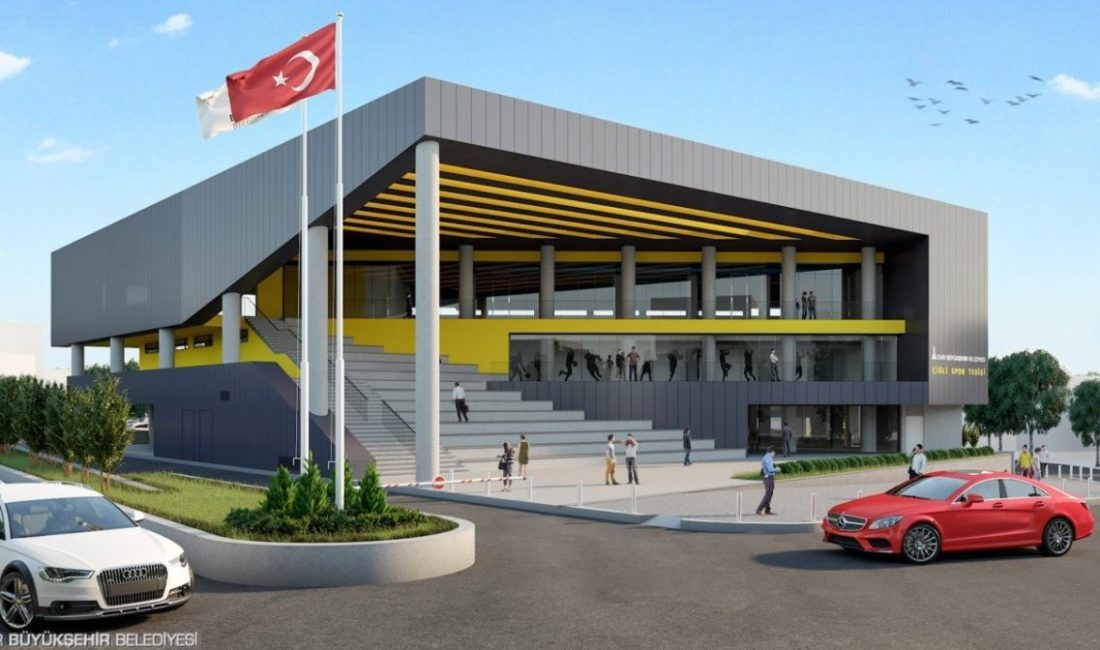 Büyükşehir’den Çiğli’ye yarı olimpik havuzlu spor tesisi İzmir Büyükşehir Belediyesi, Çiğli Egekent Spor Tesisi’nin yapımı için hazırlıklarını
